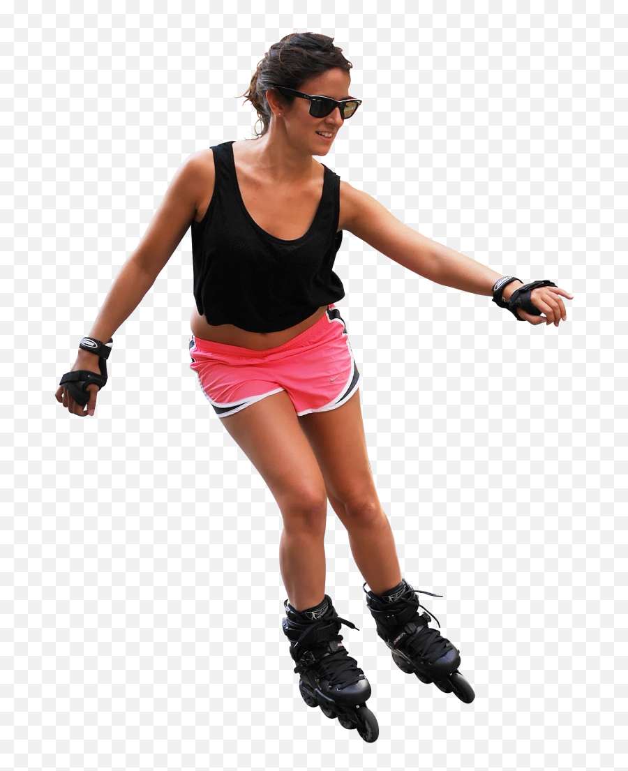 Download Free Png - Girl Roller Skating Png,Roller Skates Png