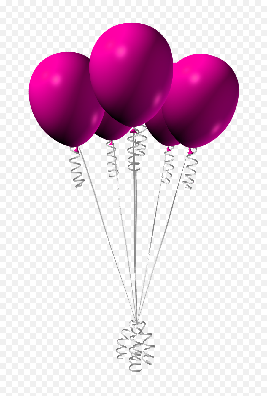 Download Hd Pink Birthday Balloons Png Transparent Image - Pink Balloons Png Transparent Background,Birthday Balloons Png