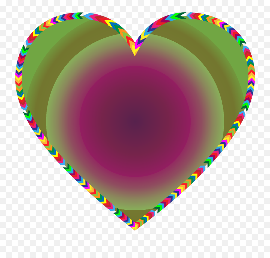Svg Clip Arts - Multi Coloured Love Hearts Png,Rainbow Border Png