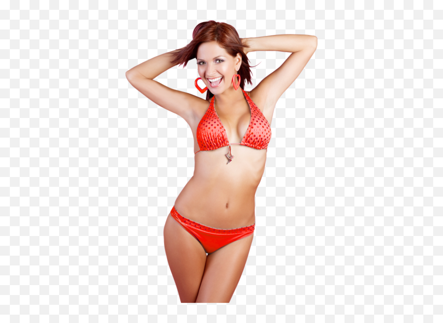 Woman In Red Bikini - Bikini Girl Pick Download Png,Bikini Png