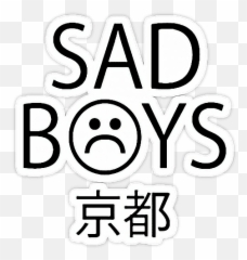 Sadboy Boy Smile Freetoe - Transparent Stickers png