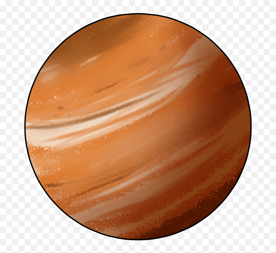 Jupiter Clipart Simple - Mercury Solar System Clipart Png,Jupiter Transparent