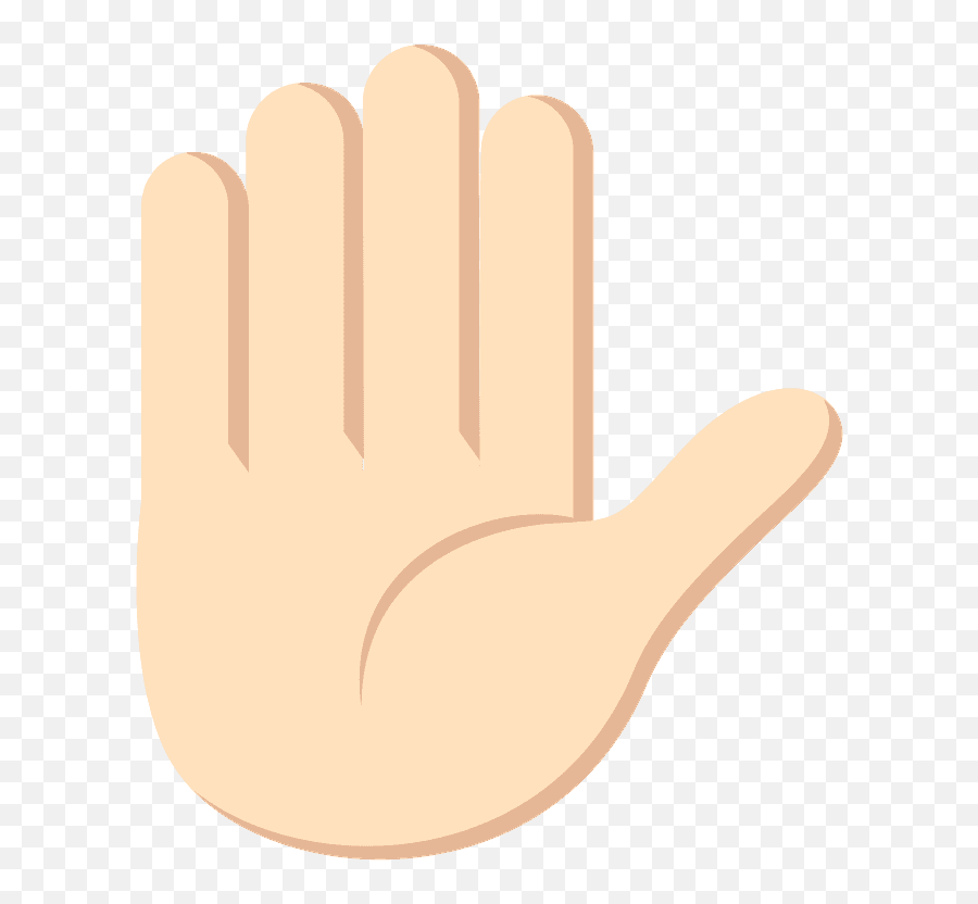 Raised Hand Emoji Clipart Free Download Transparent Png Boi