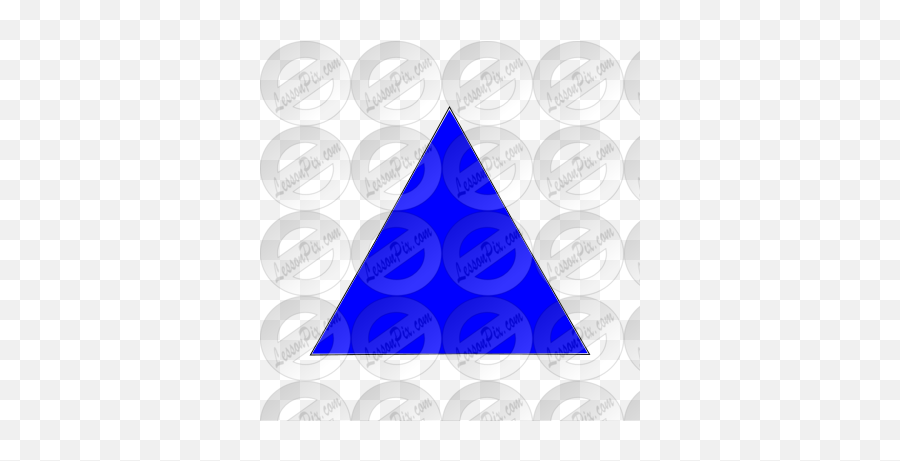 Blue Triangle Picture For Classroom - Geometric Png,Blue Triangle Logo