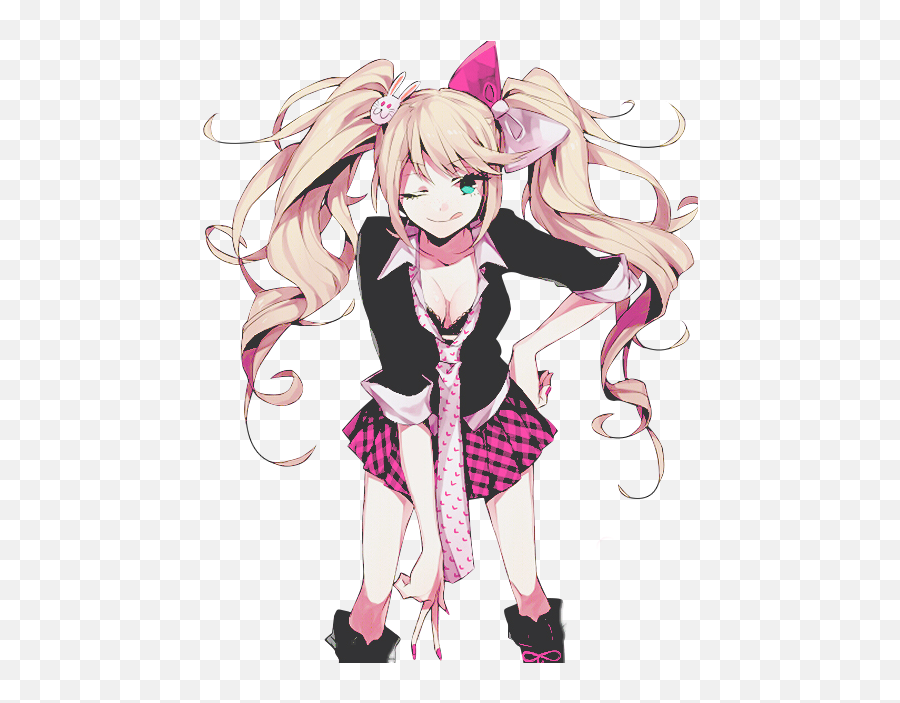 Junko Enoshima Junkoenoshima Sticker - Wattpad Junko X Mikan Png,Junko Enoshima Transparent