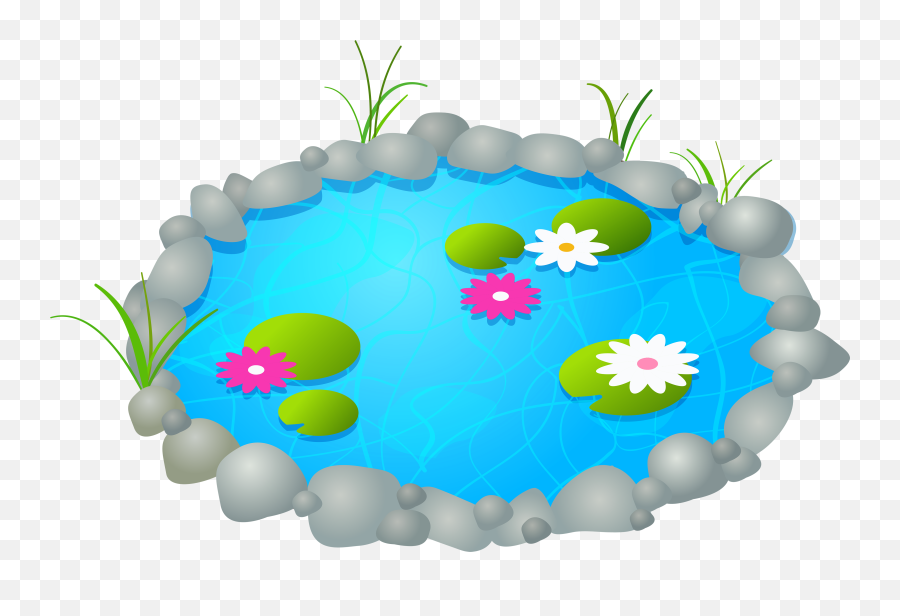 Pond Clipart Png - Pond Clipart,Lily Pad Png