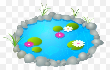 Pond Clipart Png - Pond Clipart,Lily Pad Png