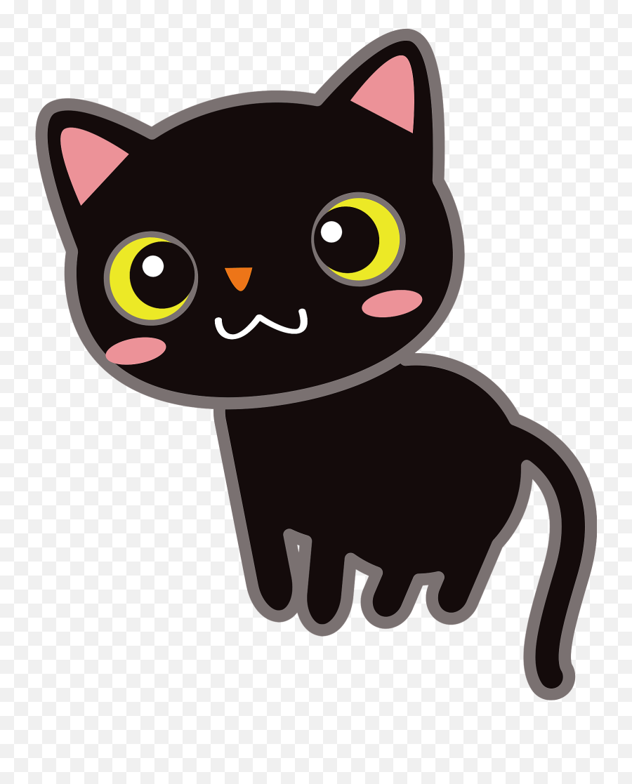 Black Cat Clipart Free Download Transparent Png Creazilla - Black Cat,Black Cat Clipart Png