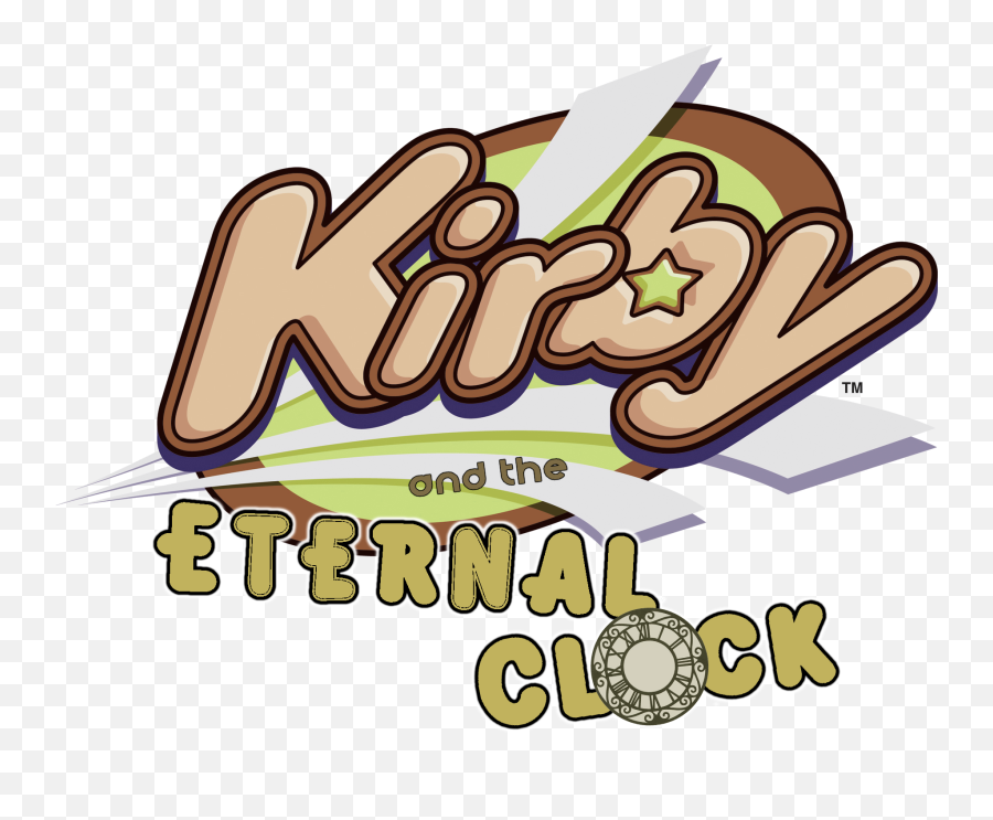 Download Hd Kirby And The Eternal Clock - Kirby Logo Png,Kirby Face Png