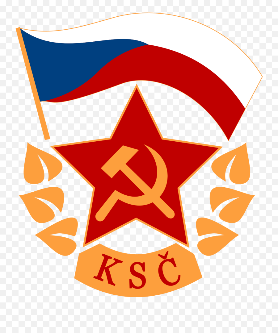 Communist Flag Png Picture - Communist Party Of Czechoslovakia,Communist Symbol Png