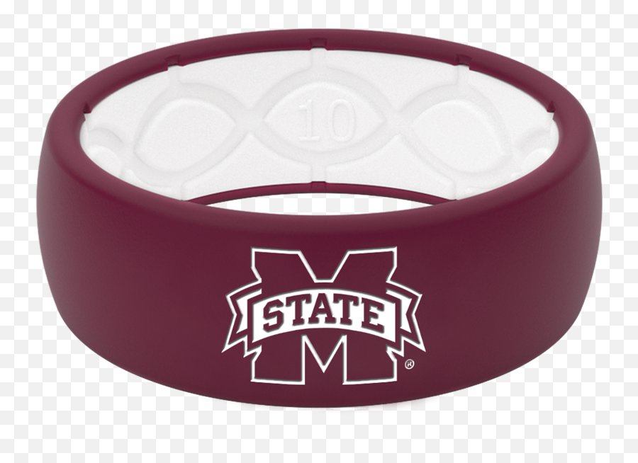 Mississippi State Silicone Wedding Ring Lifetime Warranty - Mississippi State University Png,Mississippi State Logo Png