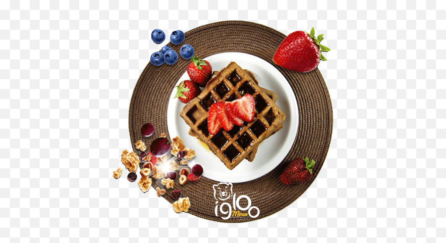 Home Frozen Yogurt Igloo Minus Degree Magic - Belgian Waffle Png,Waffles Png