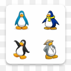 Download Club Penguin Whatsapp Stickers - Sharing png