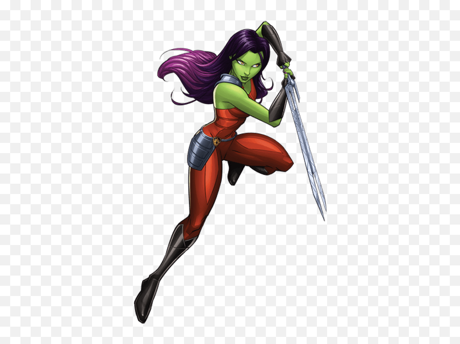 Guardians Of The Galaxy Gamora Cartoon - Guardians Of The Galaxy Gamora Cartoon Png,Gamora Png