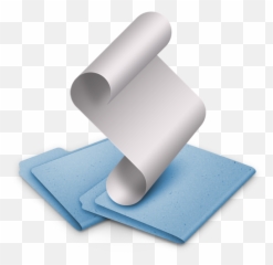 Create New Text File In Finder - Apple Script Icns Icon png