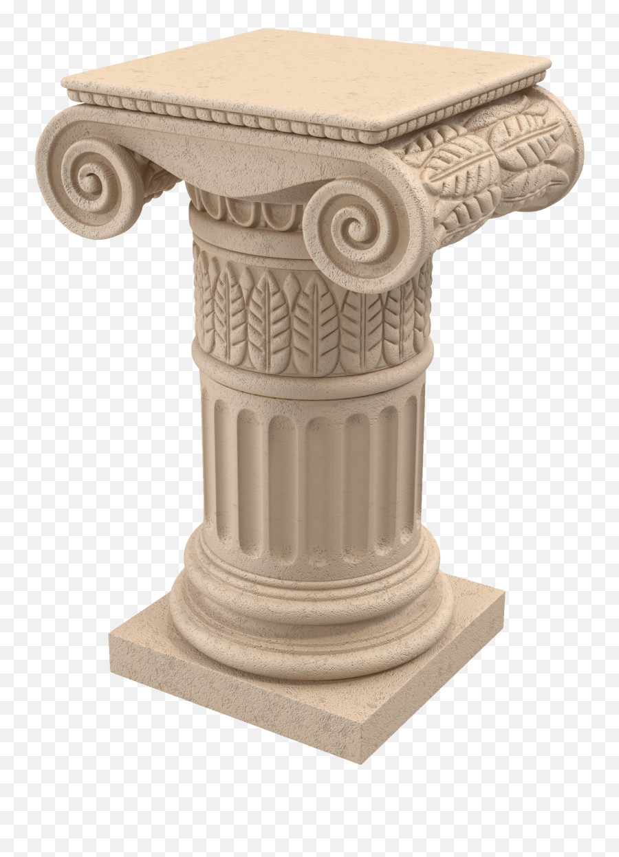 Greek Clipart Pedestal - Column Png,Greek Column Png