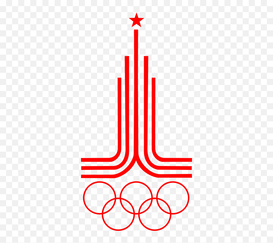Olympiad Moscow Ussr - Olympic Games Moscow 1980 Png,Olympic Rings Png