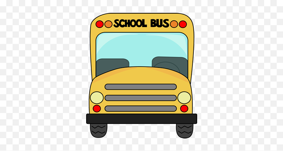 Transparent Background School Bus Clipart - School Bus Front Clipart Png,Bus Transparent