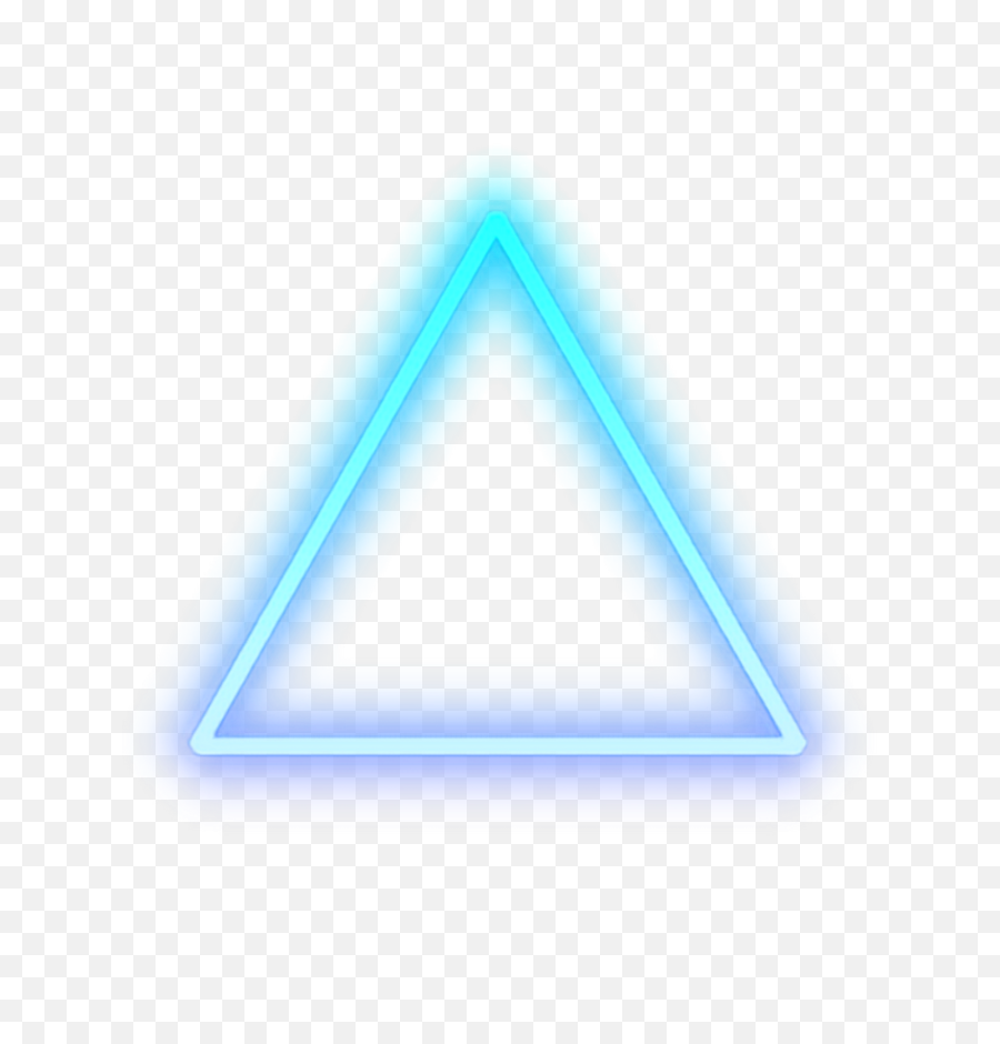 Light Blue Triangle Png Clipart - Neon Triangle Png,Blue Triangle Png