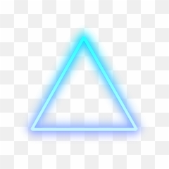 Light Blue Triangle Png Clipart - Neon Triangle Png,Blue Triangle Png