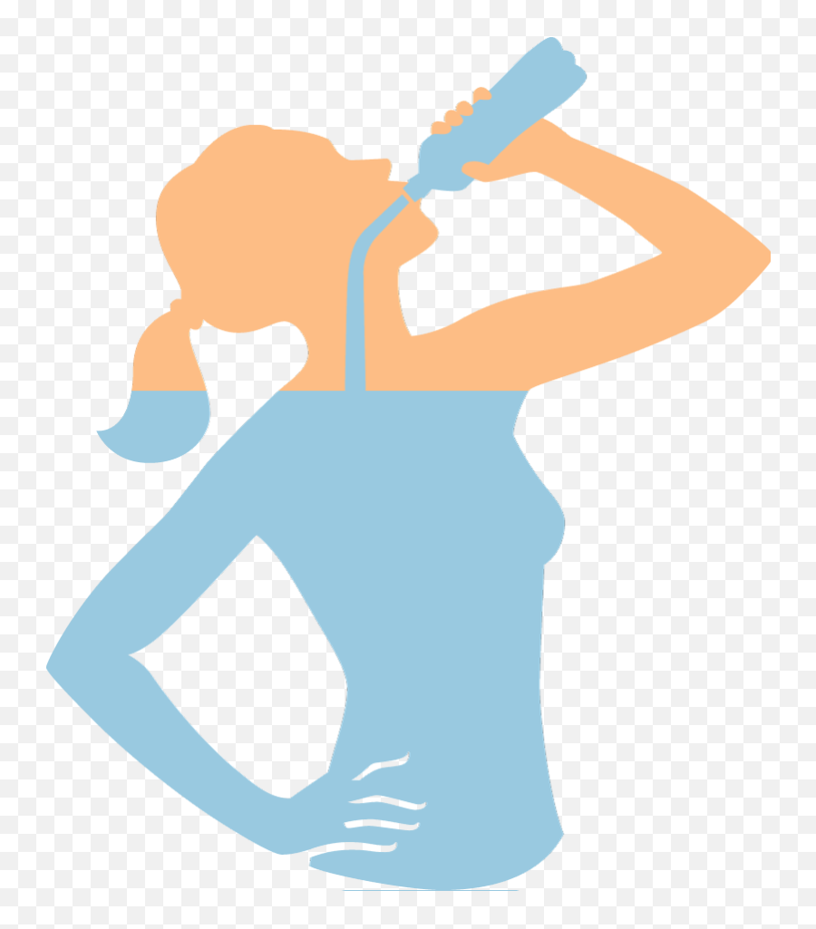 Dehydration Due - Drinking Water Clipart Hd Png,Dehydration Icon
