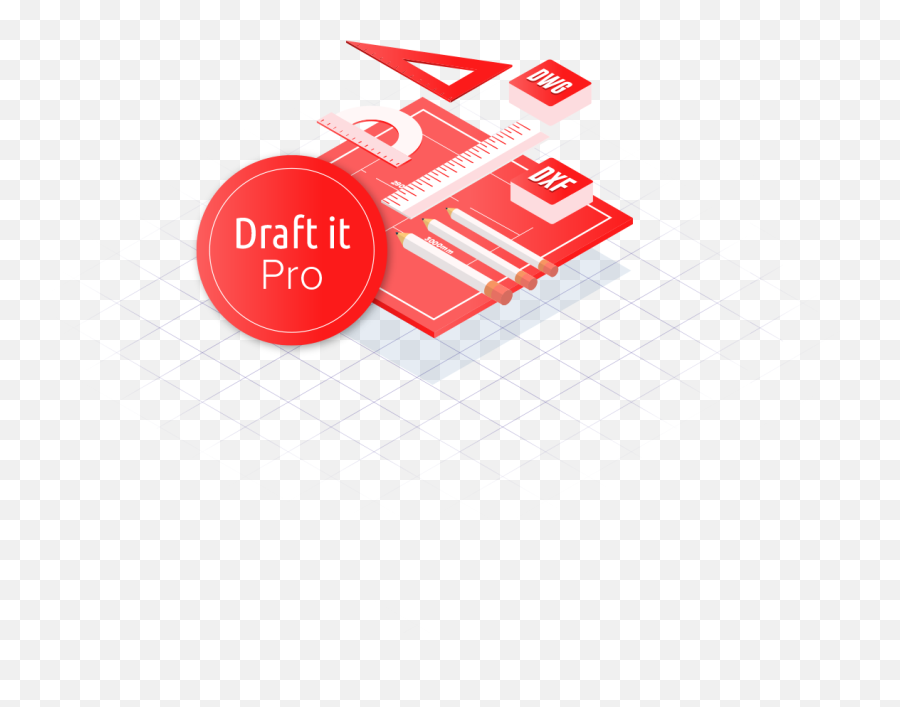 Draft It Pro Professional Easy To Use Cad Software - Draft It Logo Png,Autocad Divide Icon