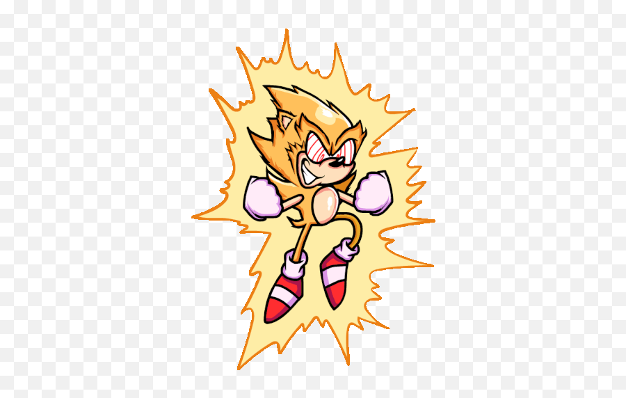 Fleetway Sonic Sunky Sticker - Fleetway sonic Sunky Fnf - Discover & Share  GIFs