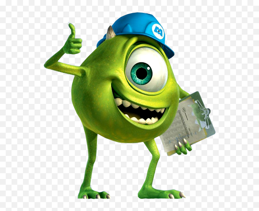 Download Monsters University Png Photos - Mike Wazowski With Helmet,Disney Characters Transparent Background