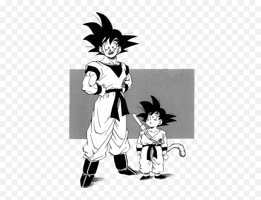 Dragon Ball Goku Transparent Son - Goku Dragon Ball Z Manga Png,Dbz Transparent