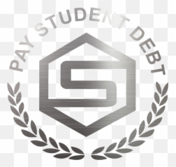 Studebt Io Pay Student Debt - Transparent Pizza Logo Black And White png