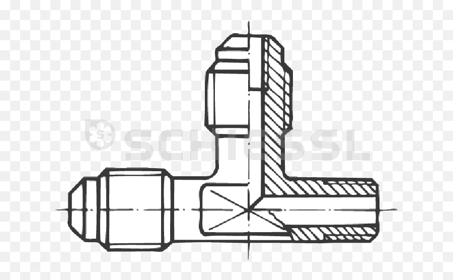 Schrader Valve T - Piece Screw Vt 34a 716unfx18npt Vertical Png,Vt Icon