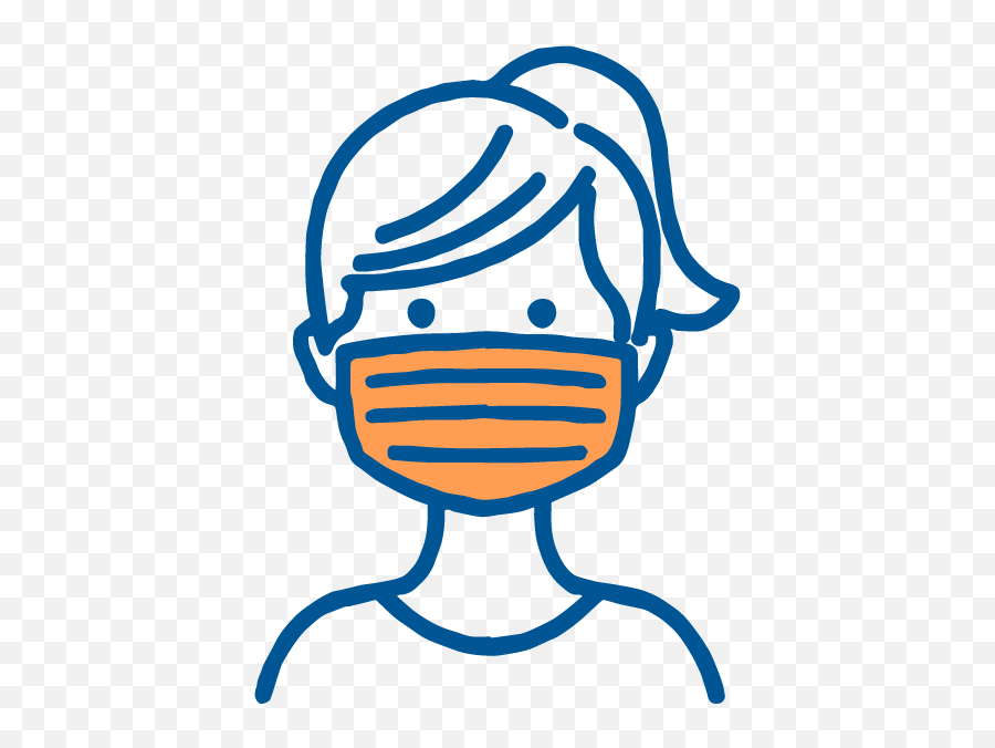 Oregon Mask Requirements - Persona Con Cubrebocas Dibujo Png,Icon Variant Face Shield