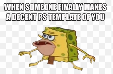 Caveman Spongebob Meme Png 1 Image - Transparent