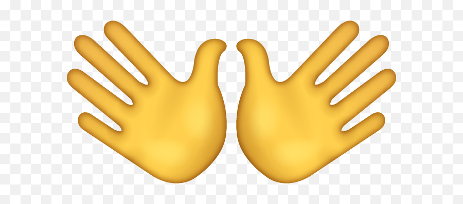 Hand Emoji Free Download Ios Sign - Open Hands Emoji Iphone Png,Hand Emoji Png