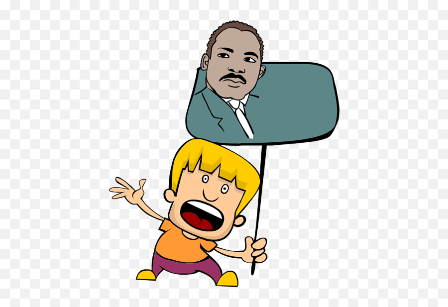 Martin Luther King Jr Clipart Cliparts Of - Clip Art Png,Martin Luther King Jr Png