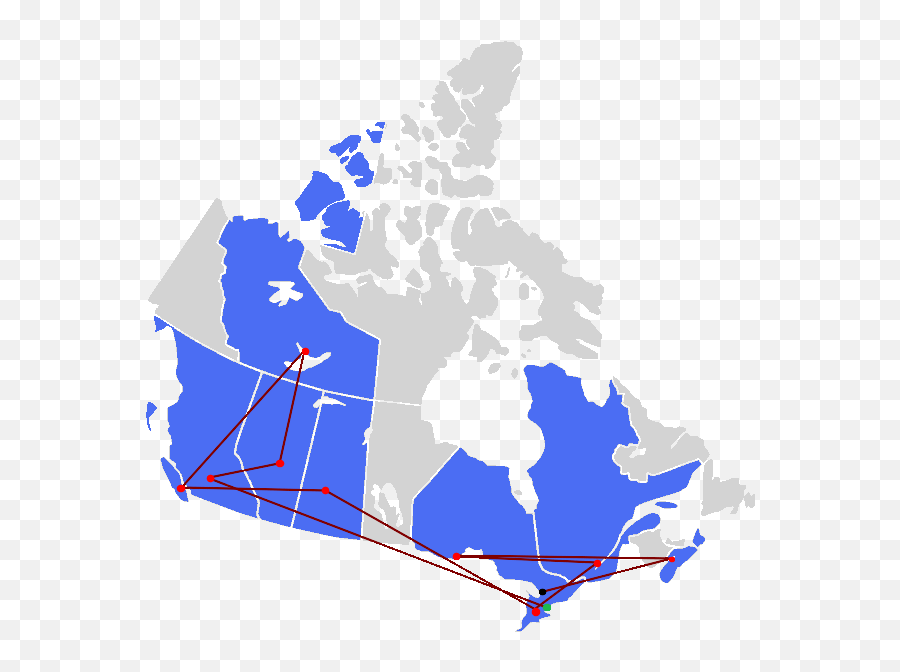 The Amazing Race Canada 7 Map - Canada Territories And Provinces Png,Race Png
