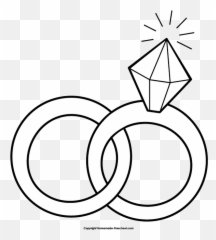 Wedding Ring Diamond Clipart Free Images - 2 Engagement Rings Clipart Png,Life Ring Png