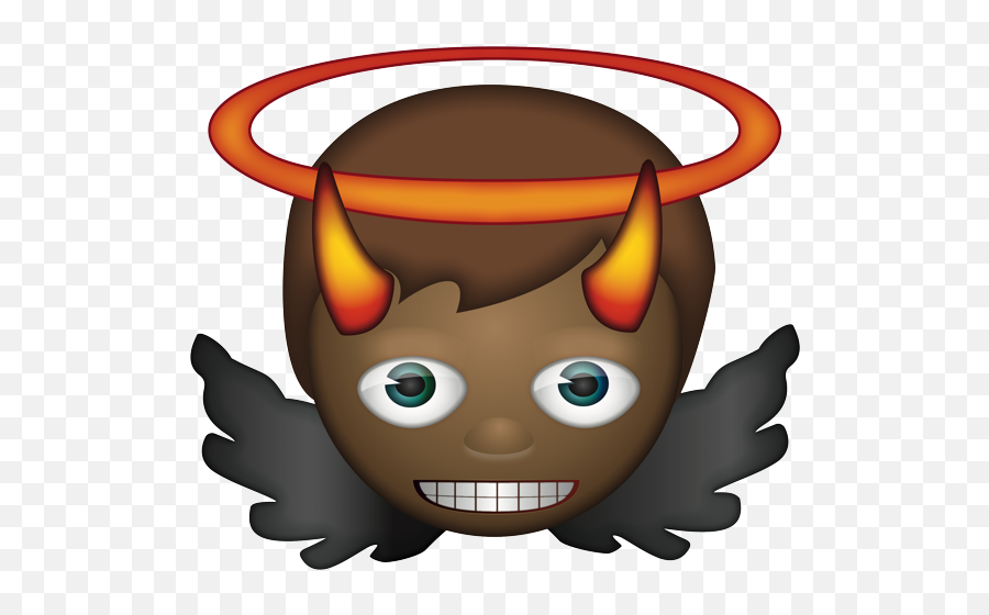 Emoji U2013 The Official Brand Fallen Angel Boy Fitz 4 - Cartoon Png,Angel Emoji Png