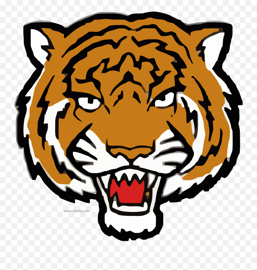 But Angry Tiger Face Clipart Png Image - Face For Coloring,Tigre Png