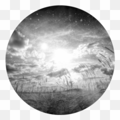 Night Clouds 7 Gobo Projected Image - Monochrome png