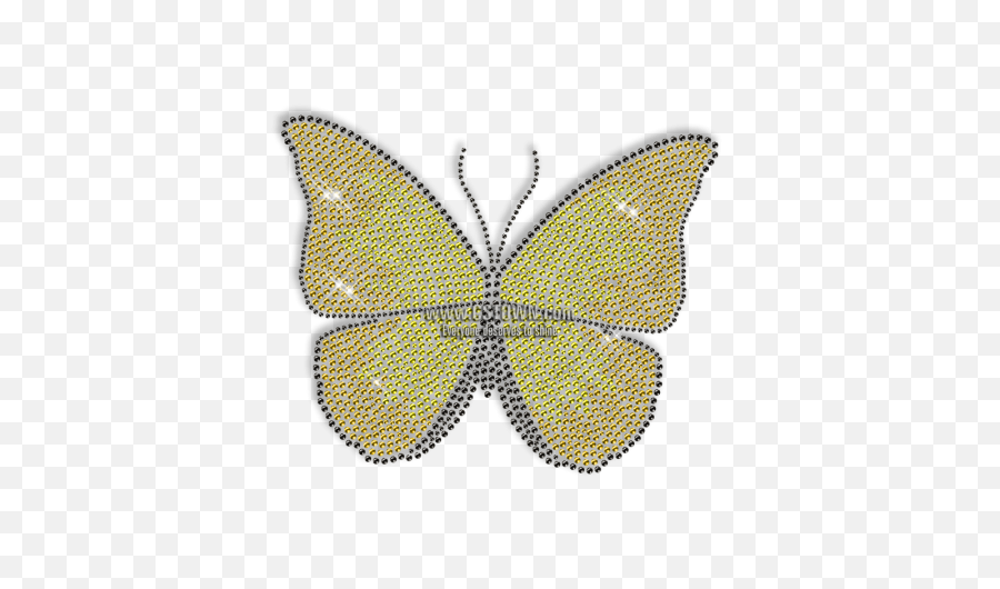 Custom Best Sparkling Yellow Butterfly Korean Rhinestone - Swallowtail Butterfly Png,Yellow Butterfly Png