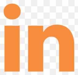 Download Png Linkedin Icon Vector Image With No - Orange