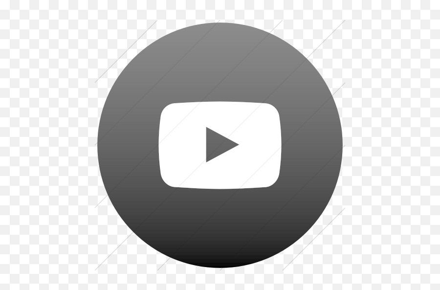 Black And White Youtube Icon - Circle In Circle Logo Png,Black Gradient Png