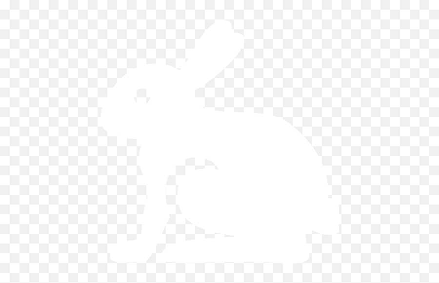 Rabbit Icon Png - White Rabbit Icon,White Bunny Png