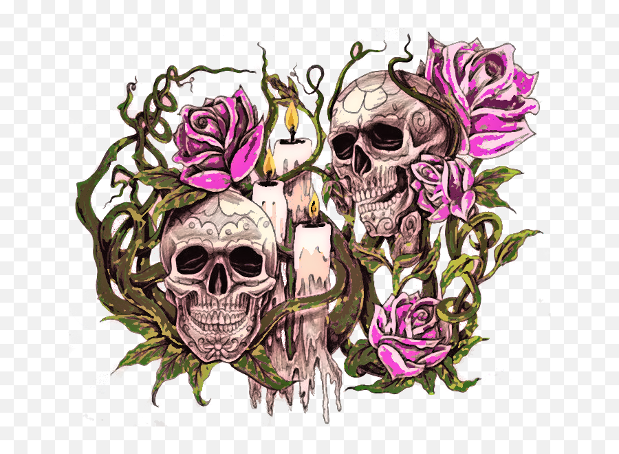 What Is The Meaning Of A Skull And Rose Tattoo Youtube - Png Skull And Rose Tattoo Transparent,Rose Tattoo Transparent