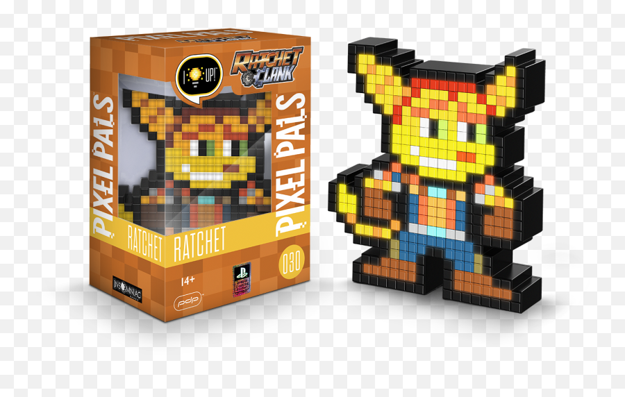 Pdp Pixel Pals Ratchet Clank - Ratchet And Clank Pixel Pals Png,Ratchet And Clank Png