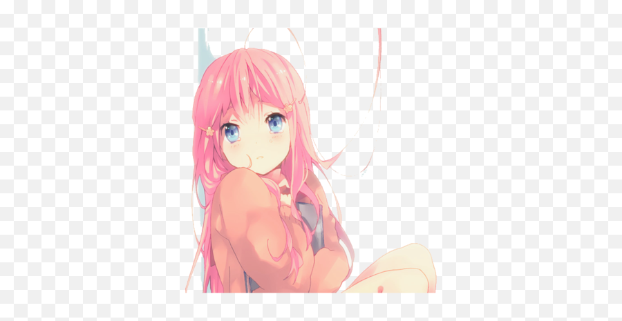 Crying Anime Girl Png Transparent - Cute Anime Girl Pink Hair,Anime Girls Transparent