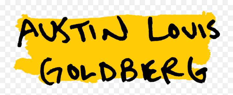 Austin Louis Goldberg - Calligraphy Png,Goldberg Png