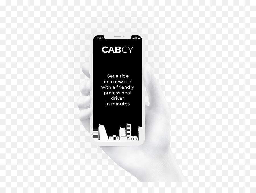 Cabcy U2013 Best Taxi App In Cyprus Your Uber And Lyft - Hand Png,Uber App Logo