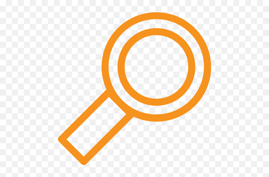 Microscope Scan Asset Magnifying Glass Magnify Lens Icon - Magnifying Glass Orange Icon Png,Magnify Glass Png
